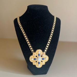 Vintage Fashion Necklace Gold Color